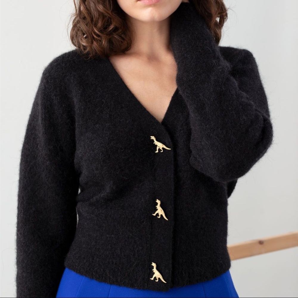 & Other Stories Dinosaur Cardigan